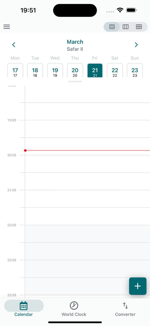 WSM Calendar View